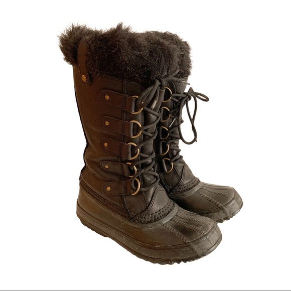 Sorel Joan of Artic Waterproof Faux Fur Boots 6